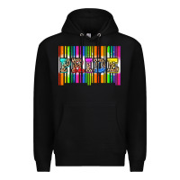 Black pride barcode Premium Hoodie - Zillion Design Studio