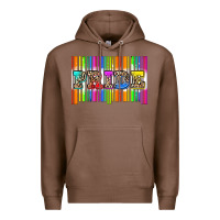 Chestnut pride barcode Premium Hoodie - Zillion Design Studio