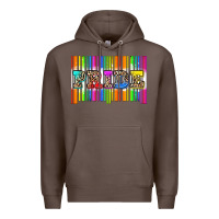 Coffee pride barcode Premium Hoodie - Zillion Design Studio