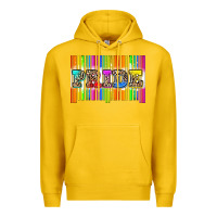 Lemon pride barcode Premium Hoodie - Zillion Design Studio