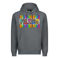 Rock pride barcode Premium Hoodie - Zillion Design Studio
