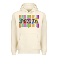 Sandshell pride barcode Premium Hoodie - Zillion Design Studio