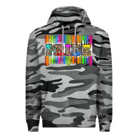 Slate Camo pride barcode Premium Hoodie - Zillion Design Studio