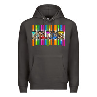 Smoke pride barcode Premium Hoodie - Zillion Design Studio