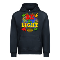 Navy be the light Urban Hoodie - Zillion Design Studio