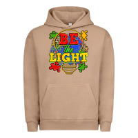 Pigment Burro be the light Urban Hoodie - Zillion Design Studio