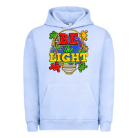 Pigment Grape Ice be the light Urban Hoodie - Zillion Design Studio