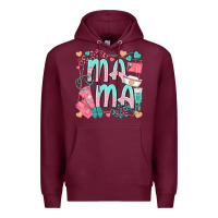 Burgundy mama nurse Premium Hoodie - texasbilliewilder