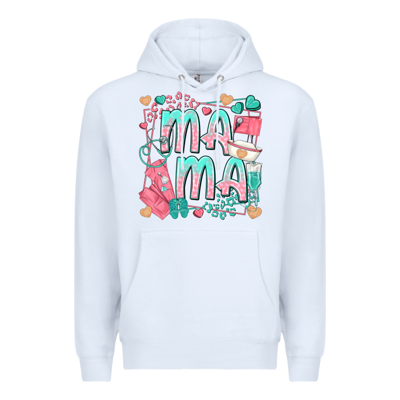 Mama Nurse Premium Hoodie by texasbilliewilder | Teevron