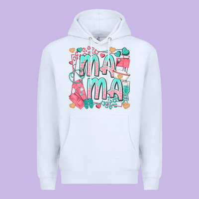 Mama Nurse Premium Hoodie Designed By Texasbilliewilder