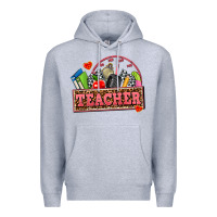 Heather Grey race teacher Premium Hoodie - AdoDesignShop