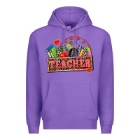 Purple race teacher Premium Hoodie - AdoDesignShop