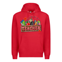 Red race teacher Premium Hoodie - AdoDesignShop