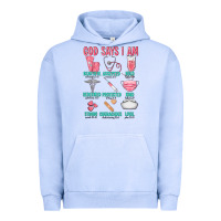 Pigment Grape Ice god says i am Urban Hoodie - texasbilliewilder