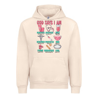 Sandshell god says i am Urban Hoodie - texasbilliewilder