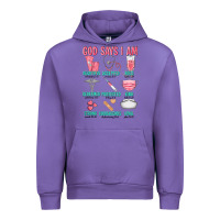 Tulip god says i am Urban Hoodie - texasbilliewilder