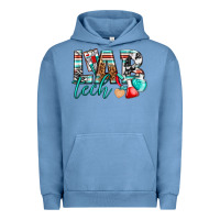 Pigment Pebble Blue lab tech Urban Hoodie - texasbilliewilder