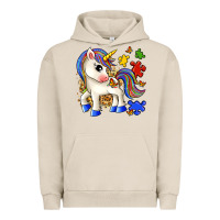 Pigment French Oak autism unicorn Urban Hoodie - Zillion Design Studio
