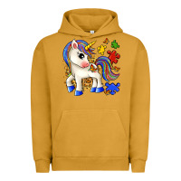 Pigment Peanut Butter autism unicorn Urban Hoodie - Zillion Design Studio