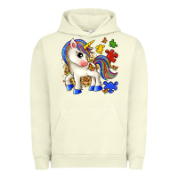 Pigment Pistachio autism unicorn Urban Hoodie - Zillion Design Studio