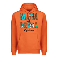 Carrot mama of drama girl mom Premium Hoodie - texasbilliewilder