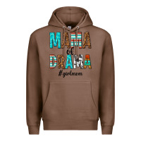 Chestnut mama of drama girl mom Premium Hoodie - texasbilliewilder