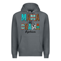 Rock mama of drama girl mom Premium Hoodie - texasbilliewilder