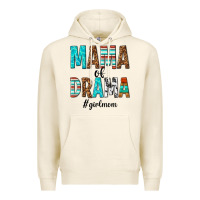 Tofu mama of drama girl mom Premium Hoodie - texasbilliewilder