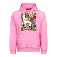 Fuchsia Pink au some unicorn Urban Hoodie - Zillion Design Studio