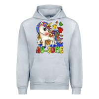 Heather Grey au some unicorn Urban Hoodie - Zillion Design Studio