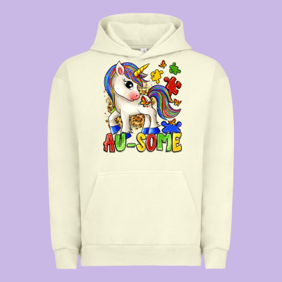 Au Some Unicorn Urban Hoodie Designed By Zillion Design Studio