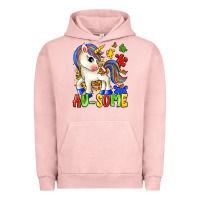 Pigment Salmon au some unicorn Urban Hoodie - Zillion Design Studio