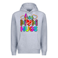 Heather Grey free mom hugs Premium Hoodie - Zillion Design Studio