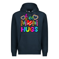 Navy free mom hugs Premium Hoodie - Zillion Design Studio