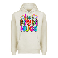 Oatmeal Heather free mom hugs Premium Hoodie - Zillion Design Studio