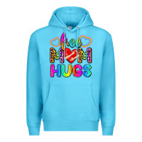 Ocean Blue free mom hugs Premium Hoodie - Zillion Design Studio
