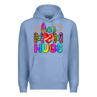 Colony Blue free mom hugs Premium Hoodie - Zillion Design Studio