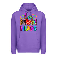 Purple free mom hugs Premium Hoodie - Zillion Design Studio