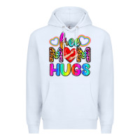 White free mom hugs Premium Hoodie - Zillion Design Studio