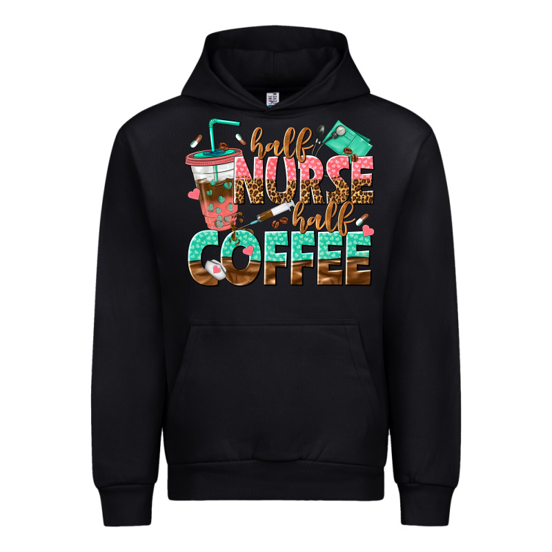 Half Nurse Half Coffee Urban Hoodie by texasbilliewilder | Teevron