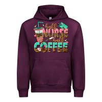 Mauve Wine half nurse half coffee Urban Hoodie - texasbilliewilder
