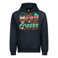 Navy half nurse half coffee Urban Hoodie - texasbilliewilder