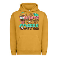 Pigment Peanut Butter half nurse half coffee Urban Hoodie - texasbilliewilder