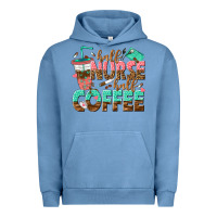 Pigment Pebble Blue half nurse half coffee Urban Hoodie - texasbilliewilder