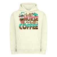 Pigment Pistachio half nurse half coffee Urban Hoodie - texasbilliewilder