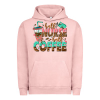 Pigment Salmon half nurse half coffee Urban Hoodie - texasbilliewilder
