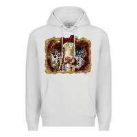 Dove Grey heifer cow christmas western background Premium Hoodie - RanaPortraitStore