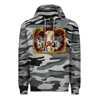 Slate Camo heifer cow christmas western background Premium Hoodie - RanaPortraitStore