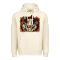 Tofu heifer cow christmas western background Premium Hoodie - RanaPortraitStore