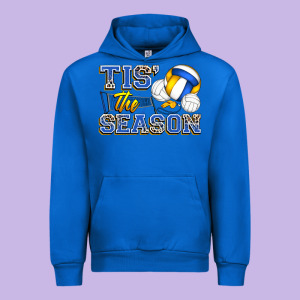 Tis' The Season Volleyball Urban Hoodie Designed By Zillion Design Studio